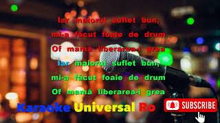 Doinita Fluturu amp Tomis Jr Of mama  liberarea i grea Karaoke Universal Ro [upl. by Jethro594]