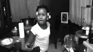 Singing Bring it all to me By Blaque Kaykay cover 3yrsold [upl. by Block802]