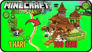 100 Hari di Minecraft tapi Terdampar di Pulau Beracun   Acid Island Only [upl. by Fonseca407]