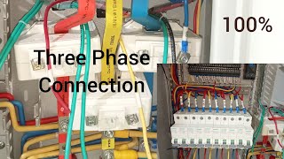 How To Make Electrical DB ConnectionThree Phase DB Connection Ka TarikaElectricalpanel010 [upl. by Carver442]