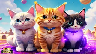 Three Little Kittens  Nursery Rhymes amp Kids Songs By Nisar Cartoon TV [upl. by Soo]