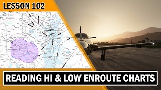 102  Navigraph Understanding High amp Low Enroute Charts Tutorial in MS FS 2020 Navaids Airways [upl. by Iene]