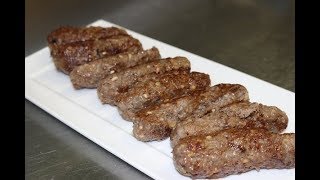 How To Make Ćevapi Skinless Sausages [upl. by Wsan]