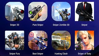 Sniper Games Sniper 3D Gun Shooting FreePure SniperSniper Zombies 3DHitman SniperSniper Fury [upl. by Attezi]