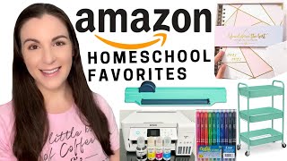 AMAZON HOMESCHOOL FAVORITES 2021  Homeschool Supplies  Homeschooling Must Haves Amazon Prime Finds [upl. by Cosimo]