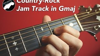 Melodic CountryRock Guitar Backing Track in G Major [upl. by Jodee]