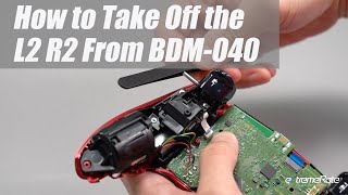 How to Take Off The L2 R2 Triggers from PS5 BDM040 Controller  eXtremeRate [upl. by Nat764]