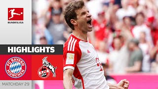 Müller amp Co With Deserved Win  FC Bayern München  1 FC Köln 20  Highlights  Matchday 29 [upl. by Isidoro]