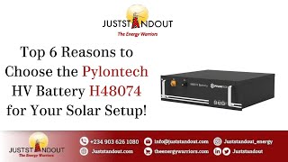 Top 6 Reasons to Choose the Pylontech HV Battery H48074 for Your Solar Setup lithiumionbattery [upl. by Juta946]