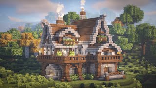 Minecraft  Como Fazer Uma Casa Medieval Incrível Para o Seu Survival 01 [upl. by Aynna]