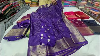 Chickpet Bangalore wholesale Boutique sareesSingle saree courier available [upl. by Yvonner13]