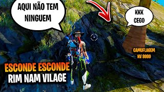 ESCONDE ESCONDE DIFICIL EM RIM NAM VILAGE NO FREE FIRE [upl. by Robbin]