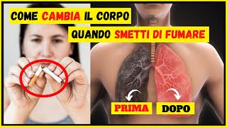 Cosa succede quando smetti di fumare Effetti da 20 minuti a 20 anni dallultima sigaretta [upl. by Anikram324]