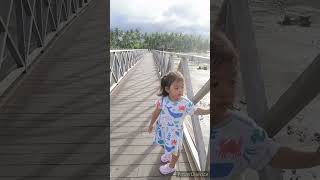 Strolling at Siargaos famous Cloud 9 Surfing Boardwalk beach travel familyvacay2024 [upl. by Gavini]