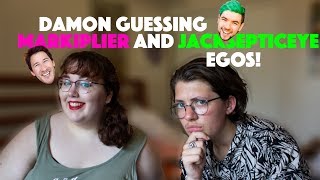 Damon Guessing Jacksepticeye amp Markiplier Egos [upl. by Mahla700]