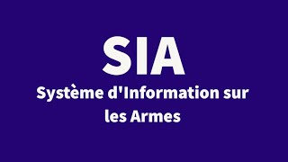 Le système SIA pour les tireurs sportif FFtir  Alain Delon Perquise  72 armes à feu saisies [upl. by Clarise]