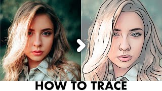 How to TRACE in Procreate [upl. by Eeliak423]