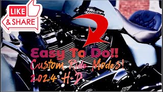 Custom Mode for 2024 Road Glide Street Glide Models [upl. by Ugo]