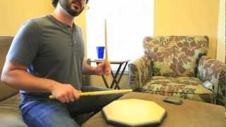 How to Play the Paradiddle  EASY Drum Lesson  Beginner Drum Rudiments [upl. by Adiari]