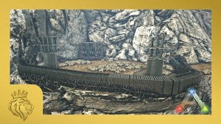 Oil Cave FULL BASE Design  Step By Step  ARK Survival Evolved [upl. by Eillac]