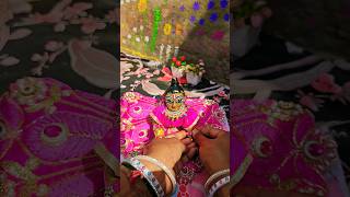 Laddu gopal shrinagar laddugopaljidress ytshorts mysweetladugopal [upl. by Yoj831]