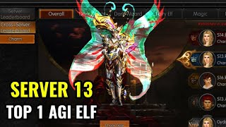 MU MONARCH SEA  SERVER 13 TOP 1 AGI ELF [upl. by Sophi]