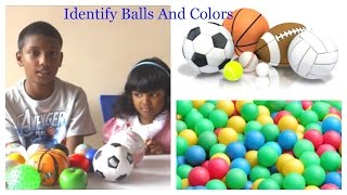 Balls And Colors  Learn Colors And Ball Shapes [upl. by Fachan]