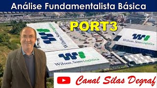 PORT3  WILSON SONS HOLDINGS BRASIL SA ANÁLISE FUNDAMENTALISTA BÁSICA PROF SILAS DEGRAF [upl. by Eiramanig]