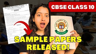 CBSE CLASS 10 SAMPLE PAPERS RELEASED  CBSE LATEST NEWS  BOARDS 2025 samplepaper class10 cbse [upl. by Bright381]