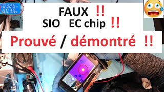 La preuve du FAUX  FAKE SIO EC chip [upl. by Col]