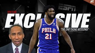 Stephen A WANTS Embiids FOCUS on an NBA title The one thing MISSING  First Take YT Exclusive [upl. by Eniamahs]