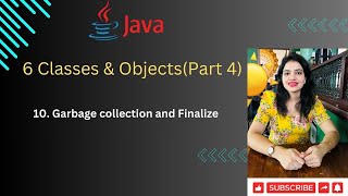 Lec 6Part 4  Garbage Collection  Finalize Method  Java [upl. by Chipman]