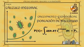 Cálculo Integral Crecimiento Exponencial de Bactérias [upl. by Ashraf]