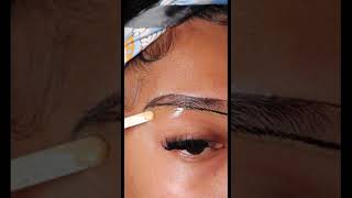 How I get the perfect brow shape wax brows browtutorial browwax beautyroutine beautytips [upl. by Pardo]