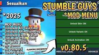 DOWNLOAD STUMBLE GUYS APK MOD MENU VERSI 0805 TERBARU 2025  NO PASSWORD ANDROID TERBARU 2025 [upl. by Anytsirk]