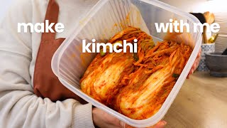 make kimchi with me step by step [upl. by Seve]