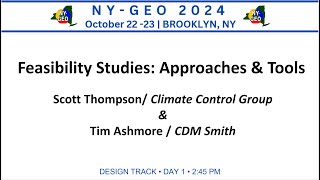 Geothermal Feasibility StudiesApproaches and Tools [upl. by Ennovad315]