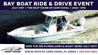 ALLNEW 253 Everglades with 400 V10 Verado  Boat House Bay Boat Ride amp Drive Event  July 21st 2023 [upl. by Eilsil162]