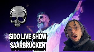 🚨SIDO LIVE SHOW🚨 EIN TRAUM WIRD WAHR😍SAARBRÜCKEN📍  davewave [upl. by Fairlie]