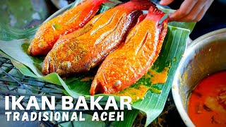 Cara Bakar Ikan khas Aceh Pakai Daun Pisang  IKAN BAKAR SEMPURNA RASA [upl. by Rosel]