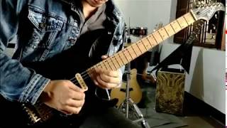 Sano prakash Guitar Cover intro keyboardsolo Riffs [upl. by Eenwat]