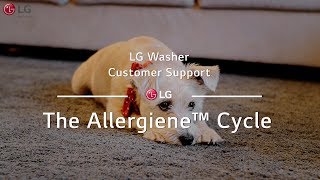 LG Washer  The Allergiene™ Cycle [upl. by Atiuqihc]