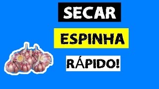 DICA CASEIRA COMO SECAR ESPINHA RÁPIDO [upl. by Terrena]