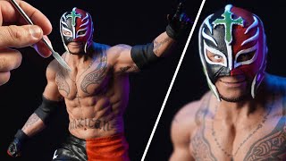 Sculpting REY MYSTERIO  619  WWE [upl. by Ydwor]