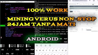 tutorial cara mining verus coin Ubuntu terminal android [upl. by Ima]