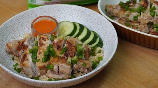 Resipi One Pot Chicken Rice [upl. by Elicec29]