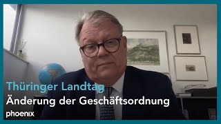 Thüringer Landtag Einordnung von Prof Michael Brenner Verfassungsrechtler [upl. by Herrera]