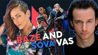 Sova and Raze Voice Actors from Valorant [upl. by Jarlath]