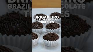 Brigadeiro recipe  Brazilian Chocolate Truffles shorts [upl. by Atelokin]