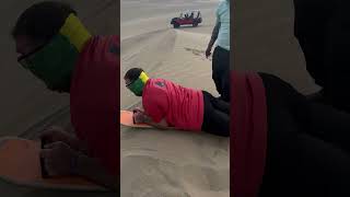 Sand boarding in Peru fypfypシ゚viral nevergiveup recovery survivor sandboarding peru travel [upl. by Laddy494]